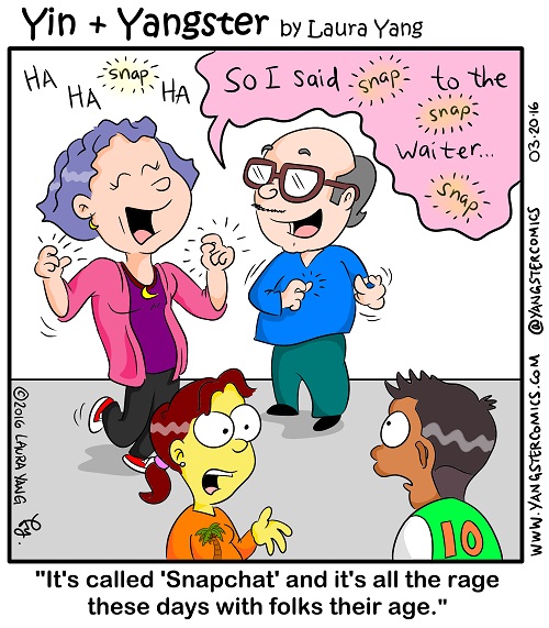 snapchat for old people